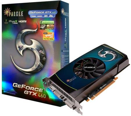 Sparkle ставит на 3D-карту GeForce GTX 460 вдвое больше памяти