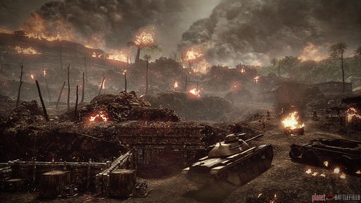 Battlefield: Bad Company 2 - Вьетнам. Пейзажи карты "Высота 137" 