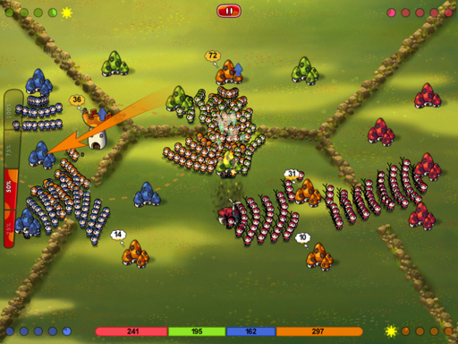 Война Грибов -  Mushroom Wars - легенда PSN скоро на iPad!